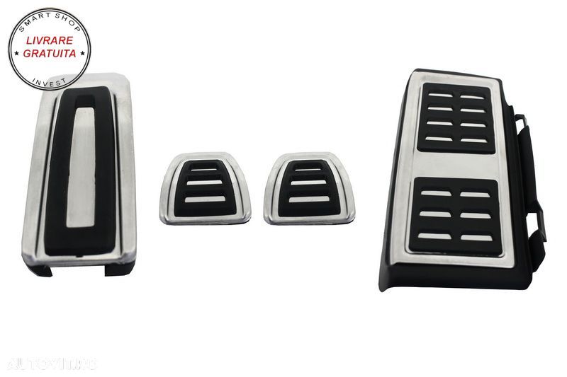 Ornamente Pedale compatibile cu Audi A3 8V VW Golf 7 VII Seat Leon 5F Skoda Octavi- livrare gratuita - 1