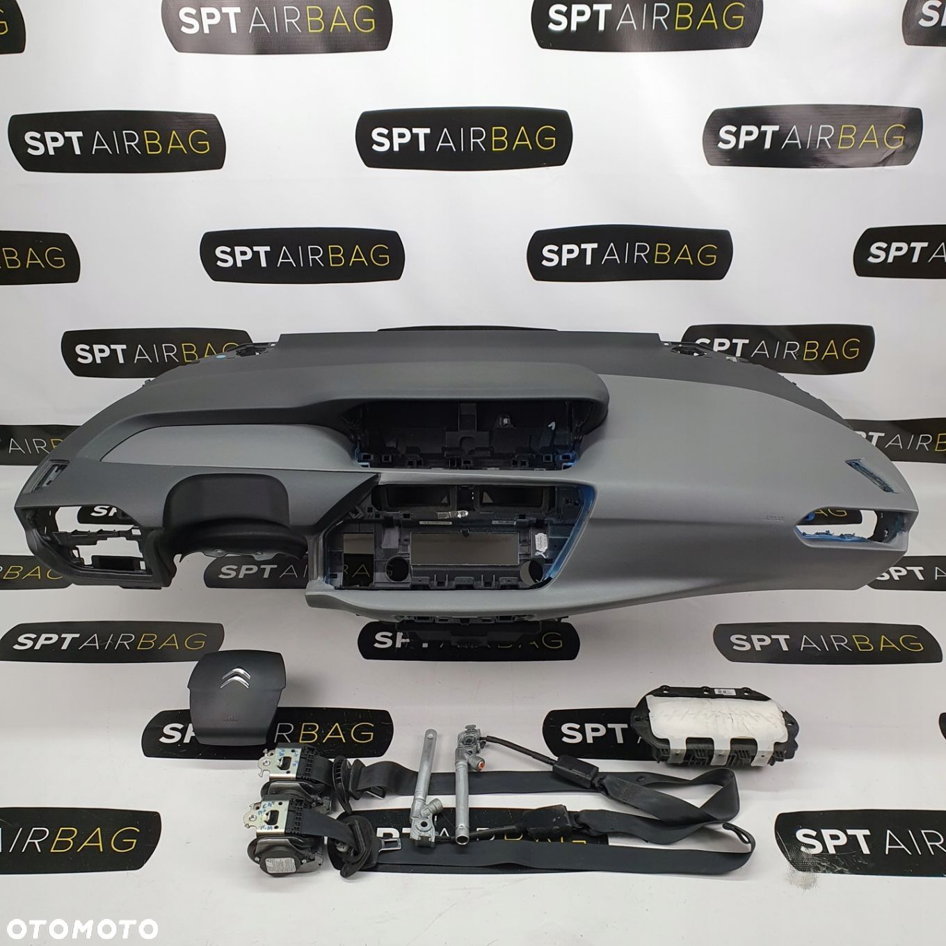CITROEN C4 PICASSO DESKA ROZDZIELCZA KONSOLA KOKPIT PULPIT PODUSZKI AIRBAG AIR BAG PASY KIT SET - 1