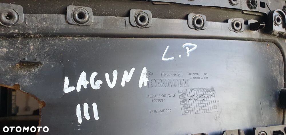 Boczek tapicerka lewy przód przednia lewa Renault Laguna III - 6