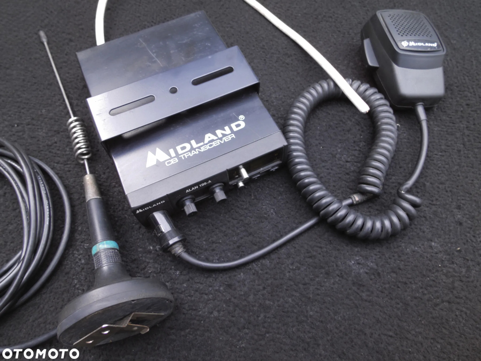 CB RADIO MIDLAND ALAN 199-A + ANTENA - 2