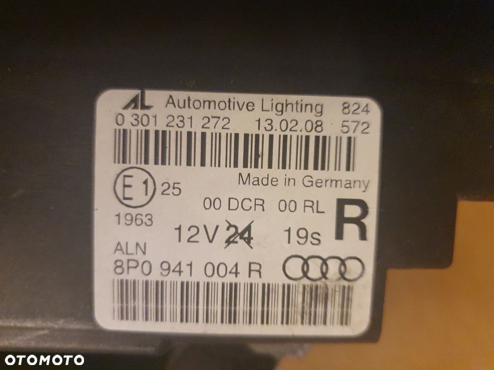REFLEKTOR PRAWY AUDI A3 8P XENON EUROPA - 4