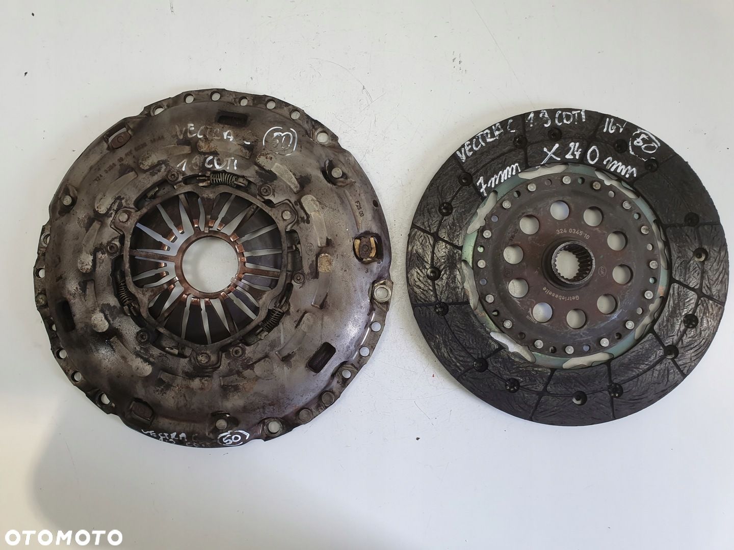 Saab 9-5 1.9 TID 16V SPRZĘGŁO Tarcza docisk 324034510 F40 - 1