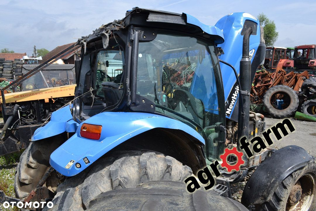 New Holland części TSA TS125A 115 110 100 135 silnik most skrzynia zwolnica piasta zębatka układ - 4