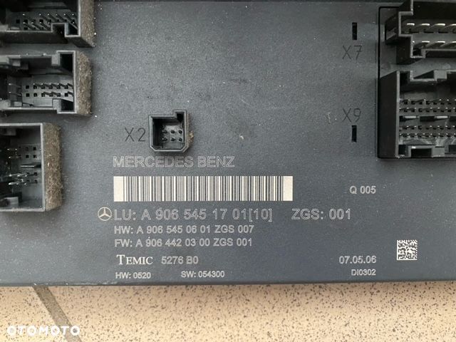 Moduł Komfortu Mercedes Sprinter A9065451701 - 2