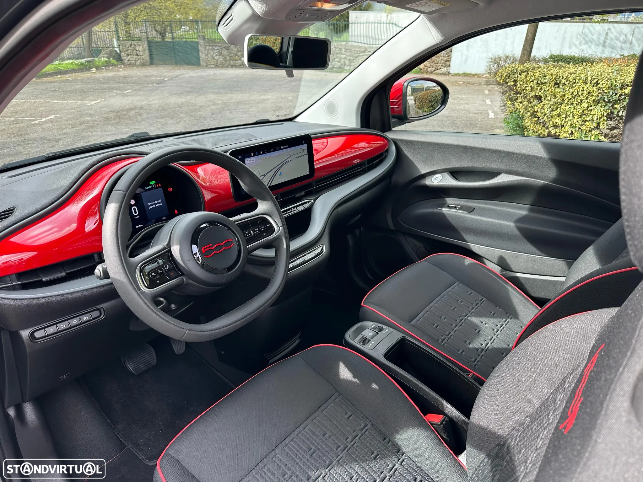 Fiat 500e 23,8kWh Red - 8
