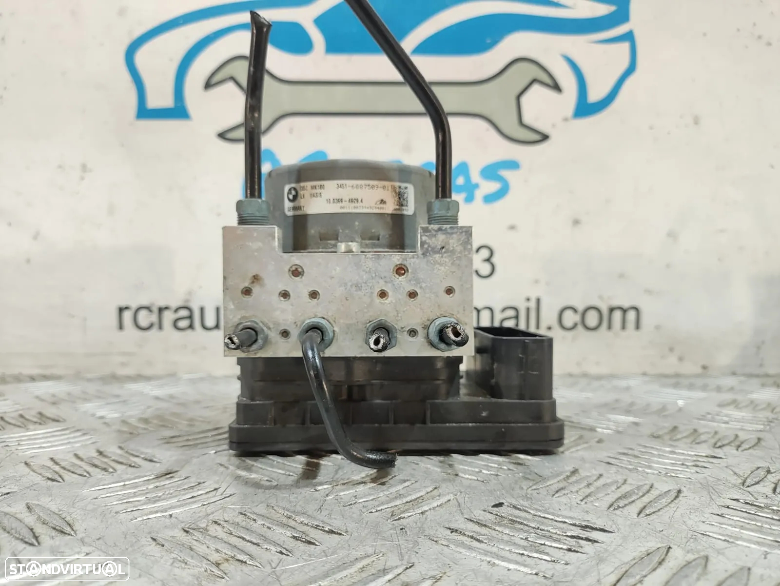 Modulo ABS | Bloco Hidraulico BMW - 34516887509 | 6887509 | 6887510 - Original - F20 | F21 | F30 | F31 | - 4