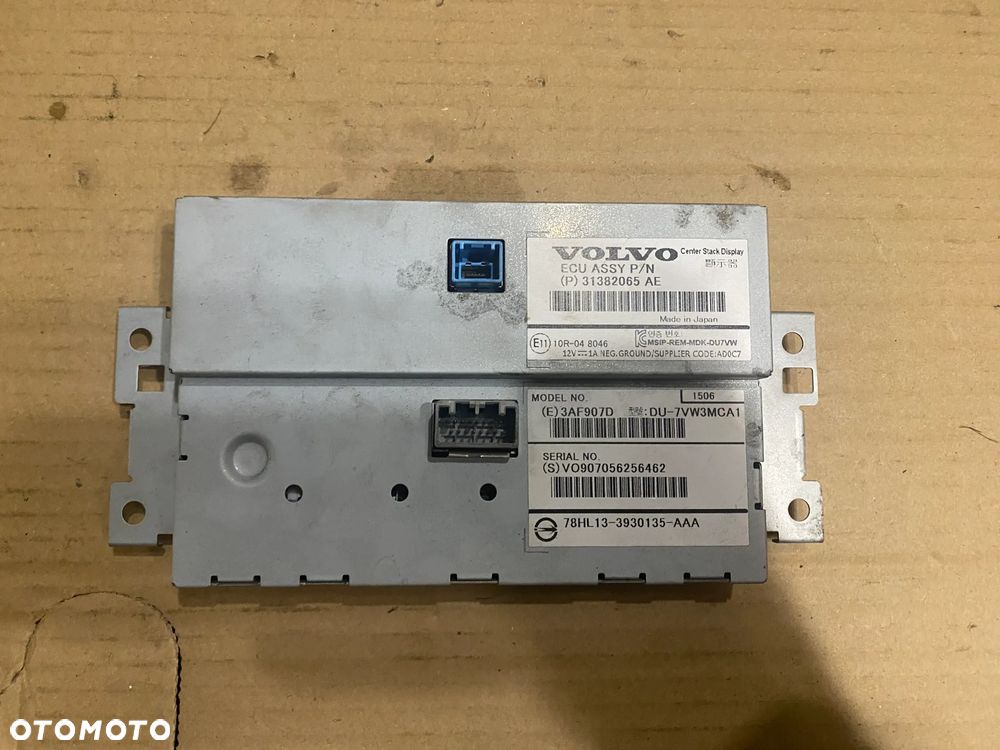 WYŚWIETLACZ EKRAN VOLVO V60 XC60 31382065AE - 6