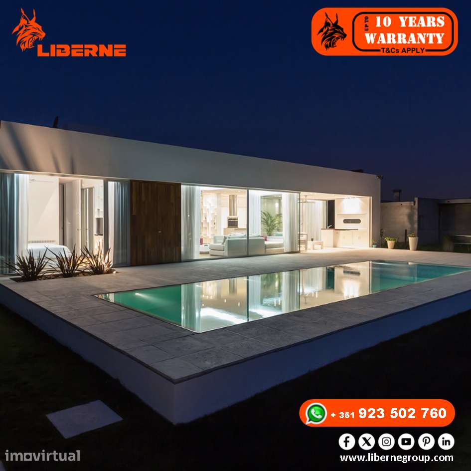 Moradia isolada T3 com piscina de design e construção moderna RSF - Grande imagem: 2/26