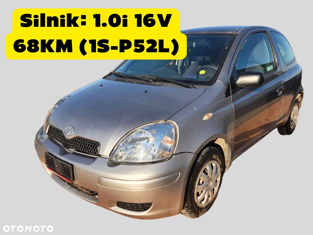 Toyota Yaris I 2003 Silnik 1.0i 16V (1S-P52l) 68 KM (50 kW) 1D2 Na części silnik, drzwi, maska, klapa bagażnika, zderzak, lampa - 3