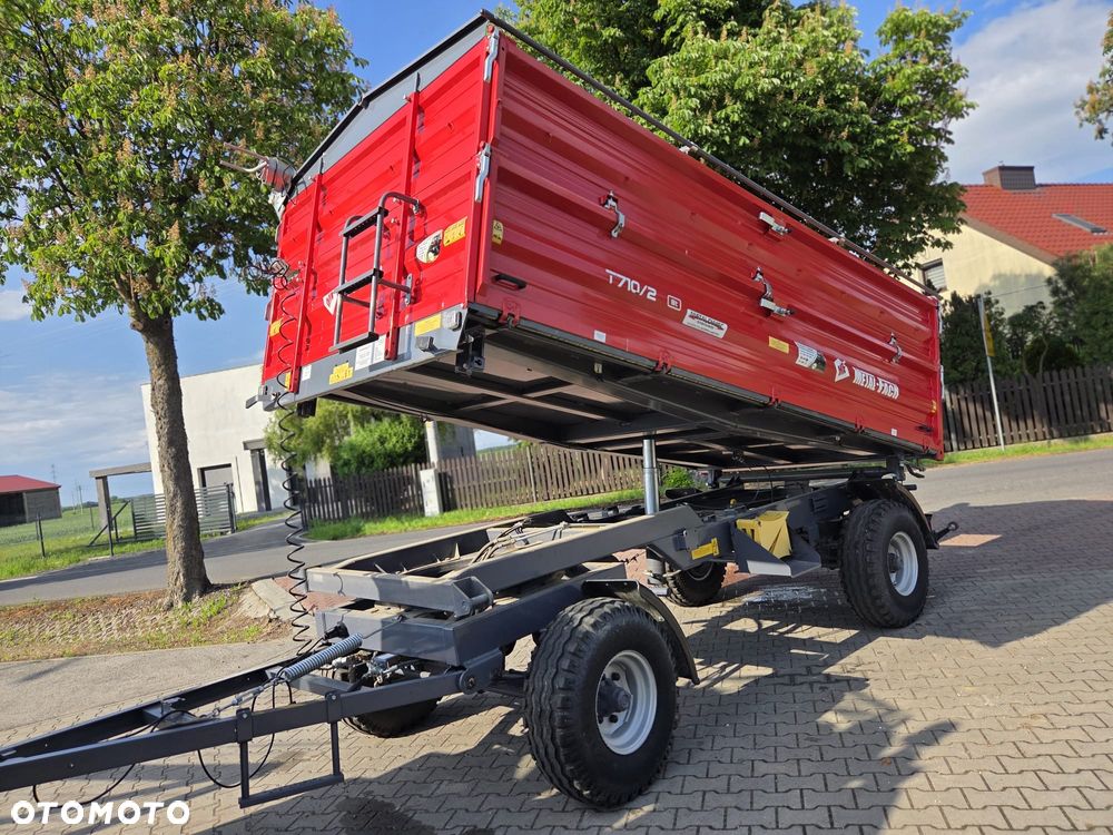 Metal-Fach T710/2 8T Plandeka Wywrot 3 strony Nowa - 2