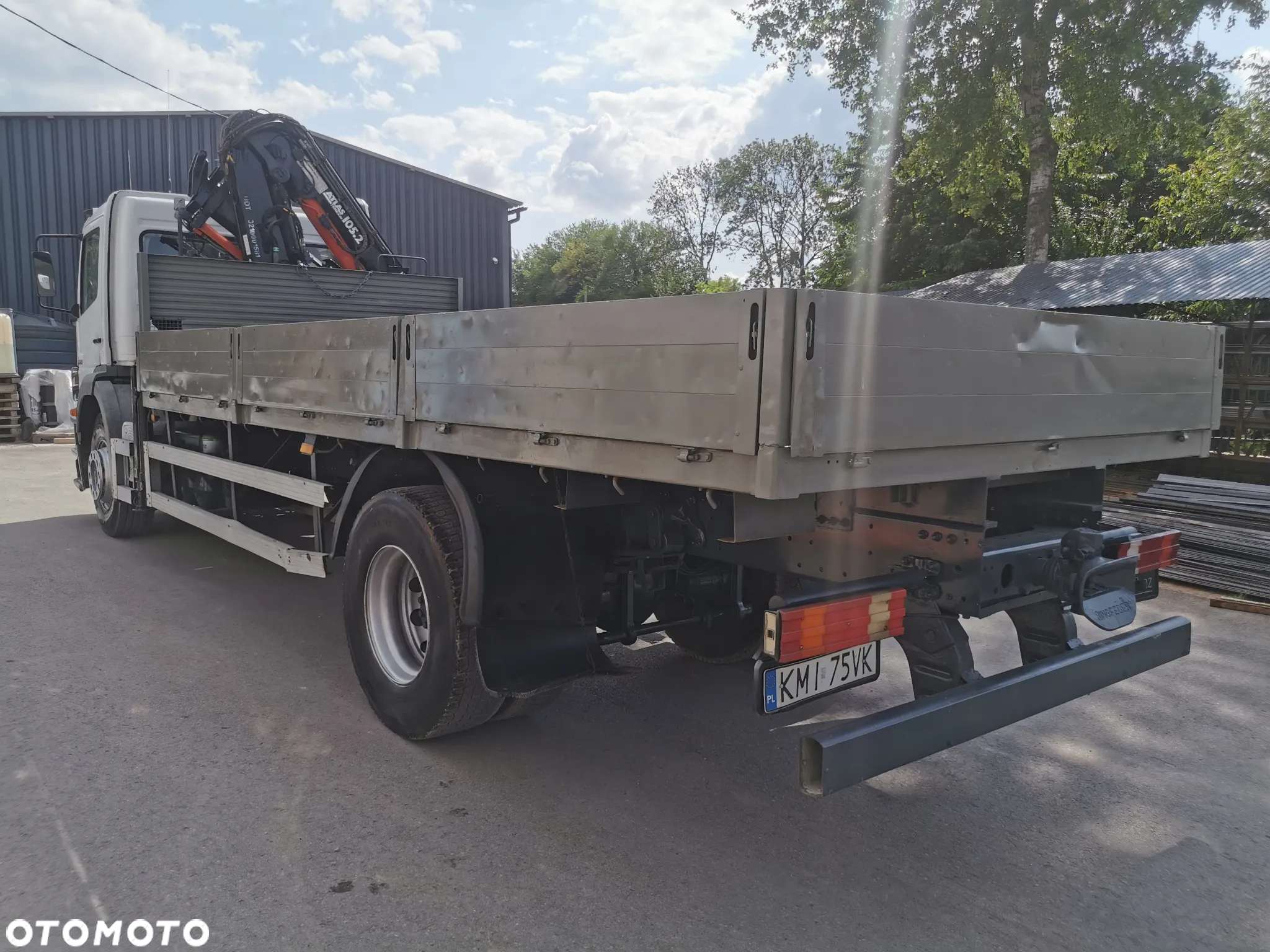 Mercedes-Benz Atego 1823 żuraw HDS Atlas 105.2 koła 315/80R22,5 - 20