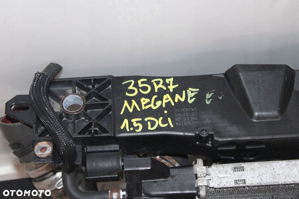 RENAULT MEGANE III 08R- 1.5 DCI  PAS PRZEDNI CHŁODNICE KOMPLET - 11