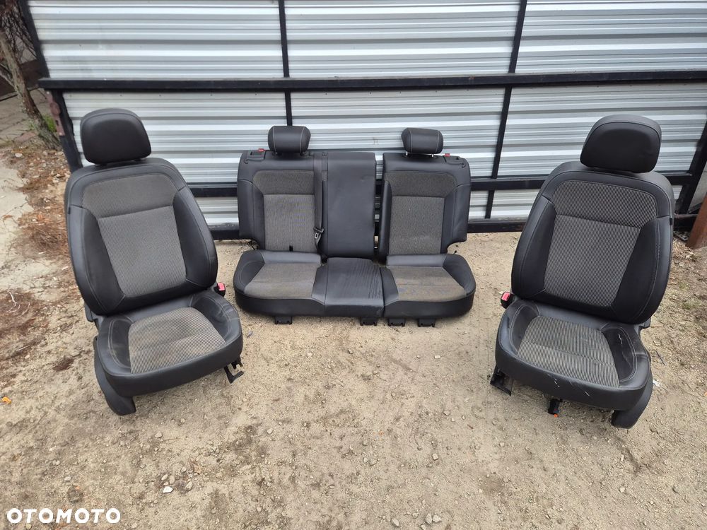 FOTELE OPEL ASTRA IV J KOMBI PÓŁ SKÓRA - 1