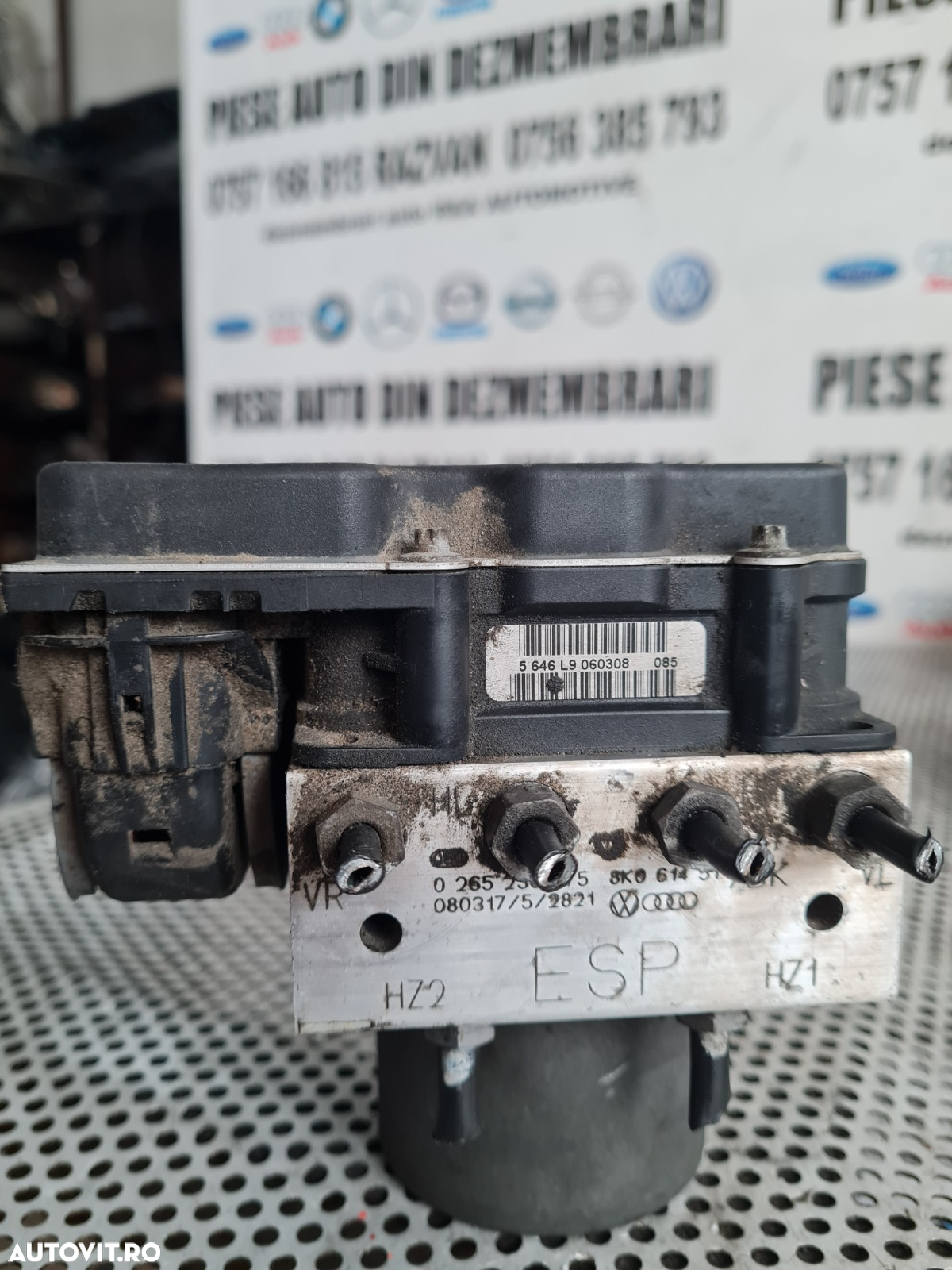 Modul Pompa Unitate ABS Audi A4 B8 A5 8T Volan Stanga An 2008-2009-2010-2011-2012 Cod 8K0907379T 8067L0316 - Dezmembrari Arad - 6