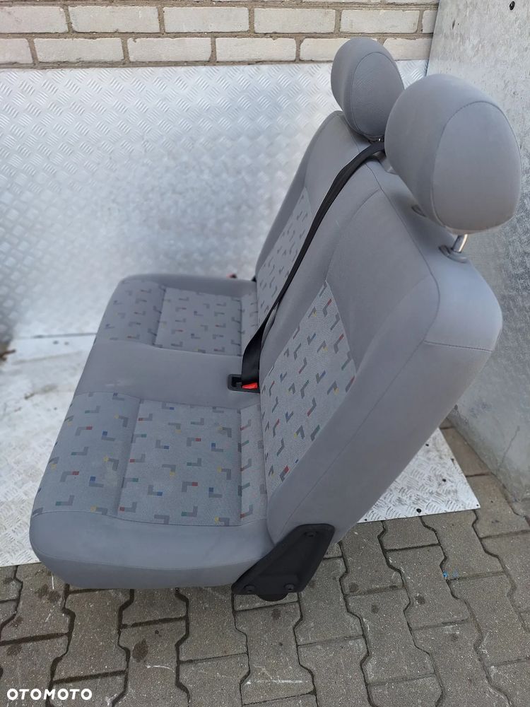 FOTEL KANAPA DWÓJKA 2 RZĄD SKŁADANY - VW TRANSPORTER T5 CARAVELLE - 2