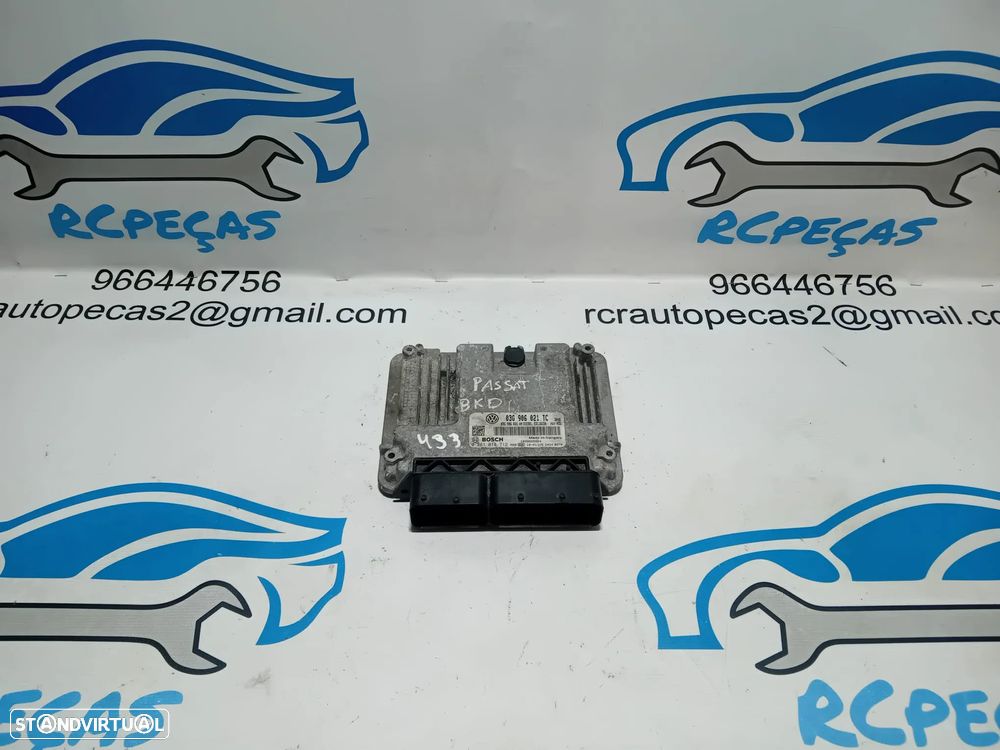 Centralina Bosch Original VW Volkswagen 2.0 TDi 03G 906 021 TC / 0 281 014 712 - 1