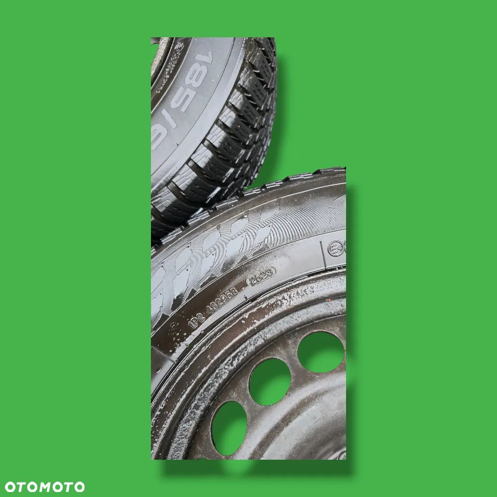 2x 7MM 23 ROK OPONA ZIMOWA NOKIAN TYRE SNOWPROOF 1 185/65 R15 88 T - 6