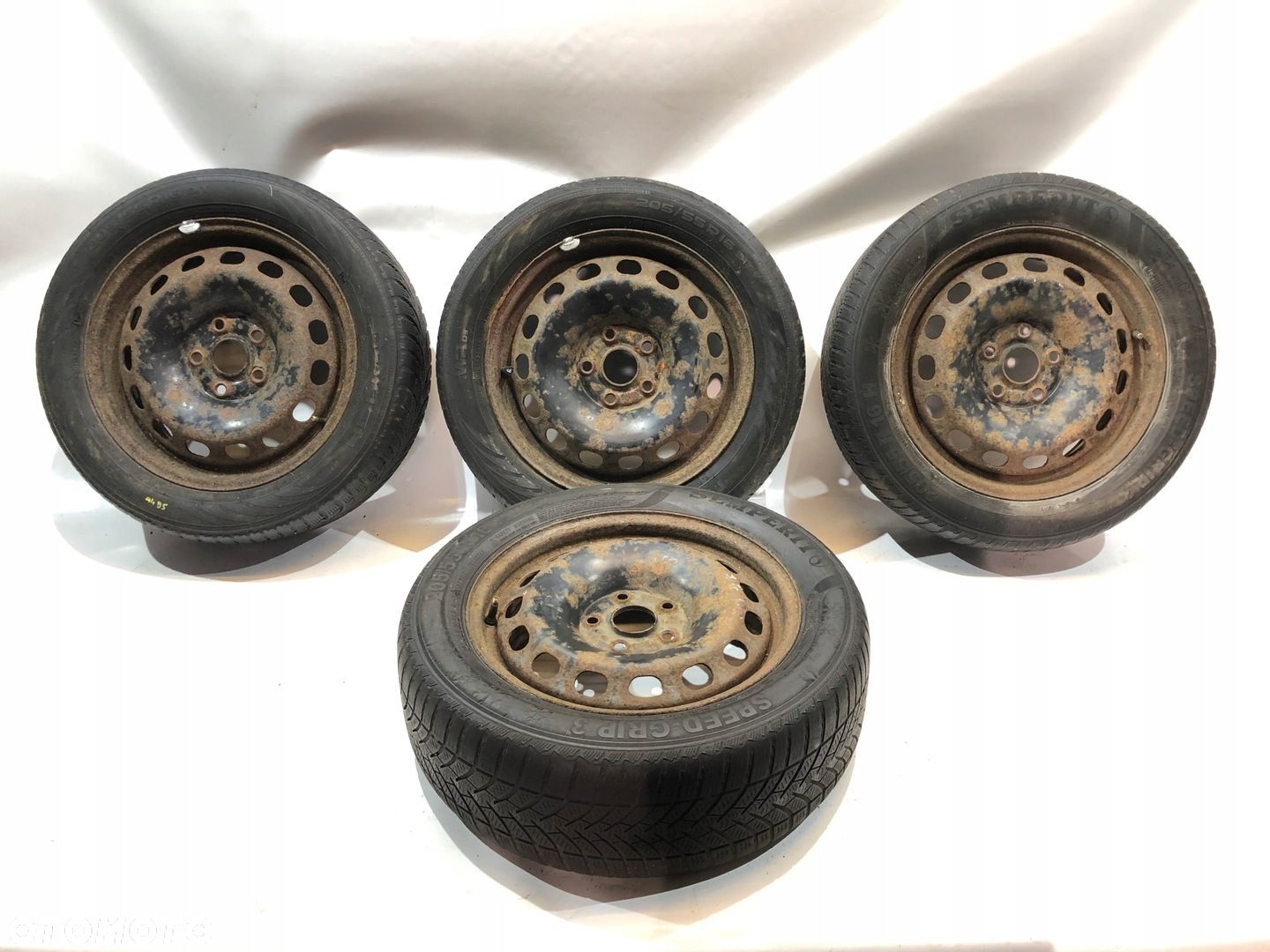 FELGI AUDI VAG OPONY KOŁA ZIMOWE 205/55/R16 5X112 - 1