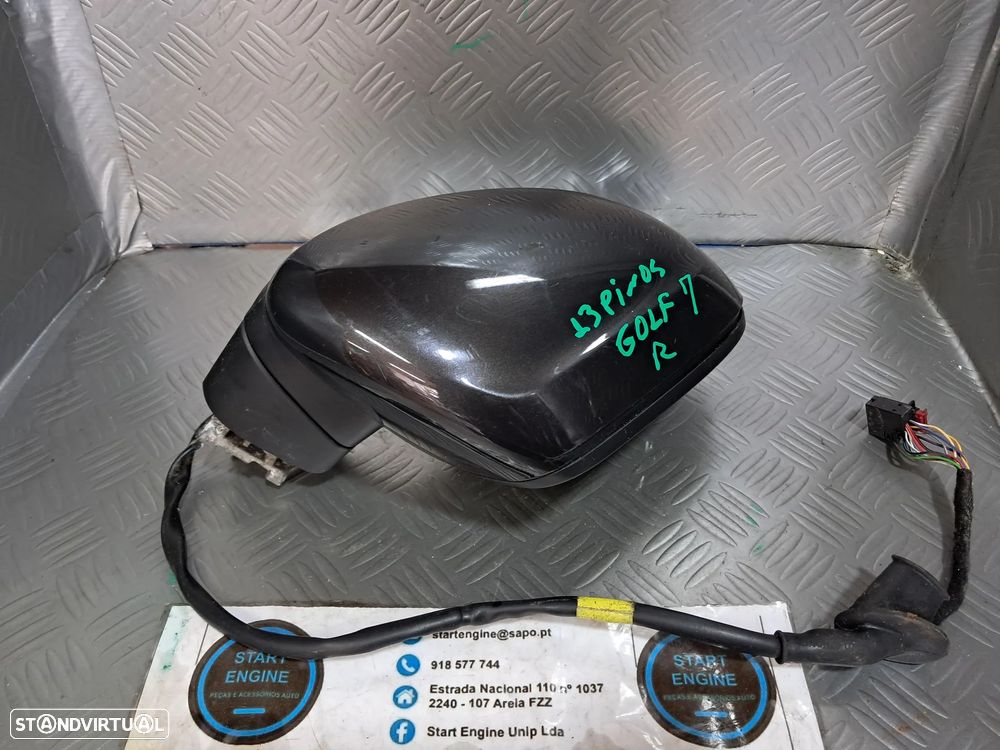 Espelho retrovisor direito VW Golf VII 7 - 1
