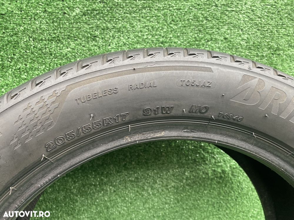 Set 2 anvelope vară Bridgestone Turanza T005 205 55 17 MODot3622 3,8mm - 7