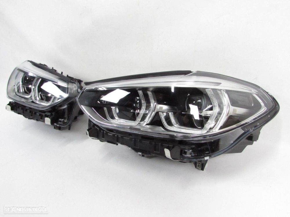 Conjunto de faróis Led Adaptativos Seminovo/ Original BMW X3 (G01)/BMW X4 (G02)/... - 3
