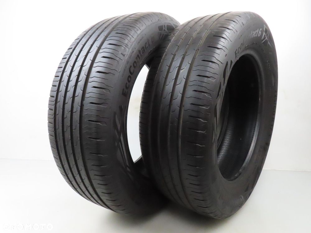 2x 225/60R17 OPONY LETNIE UŻYWANE Continental EcoContact 6 99Y AO - 1