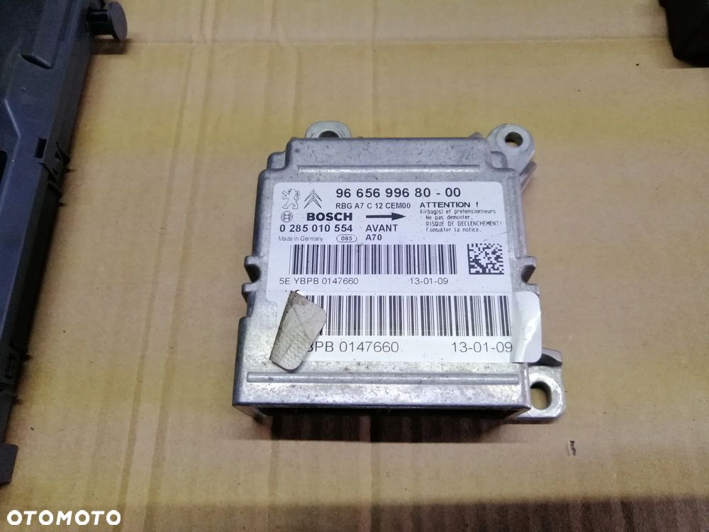 Peugeot 207 1.4 VTi  8FS zestaw startowy komputer  Bosch 0261201863 BSi BSM stacyjka immo klucze licznik i inne - 15