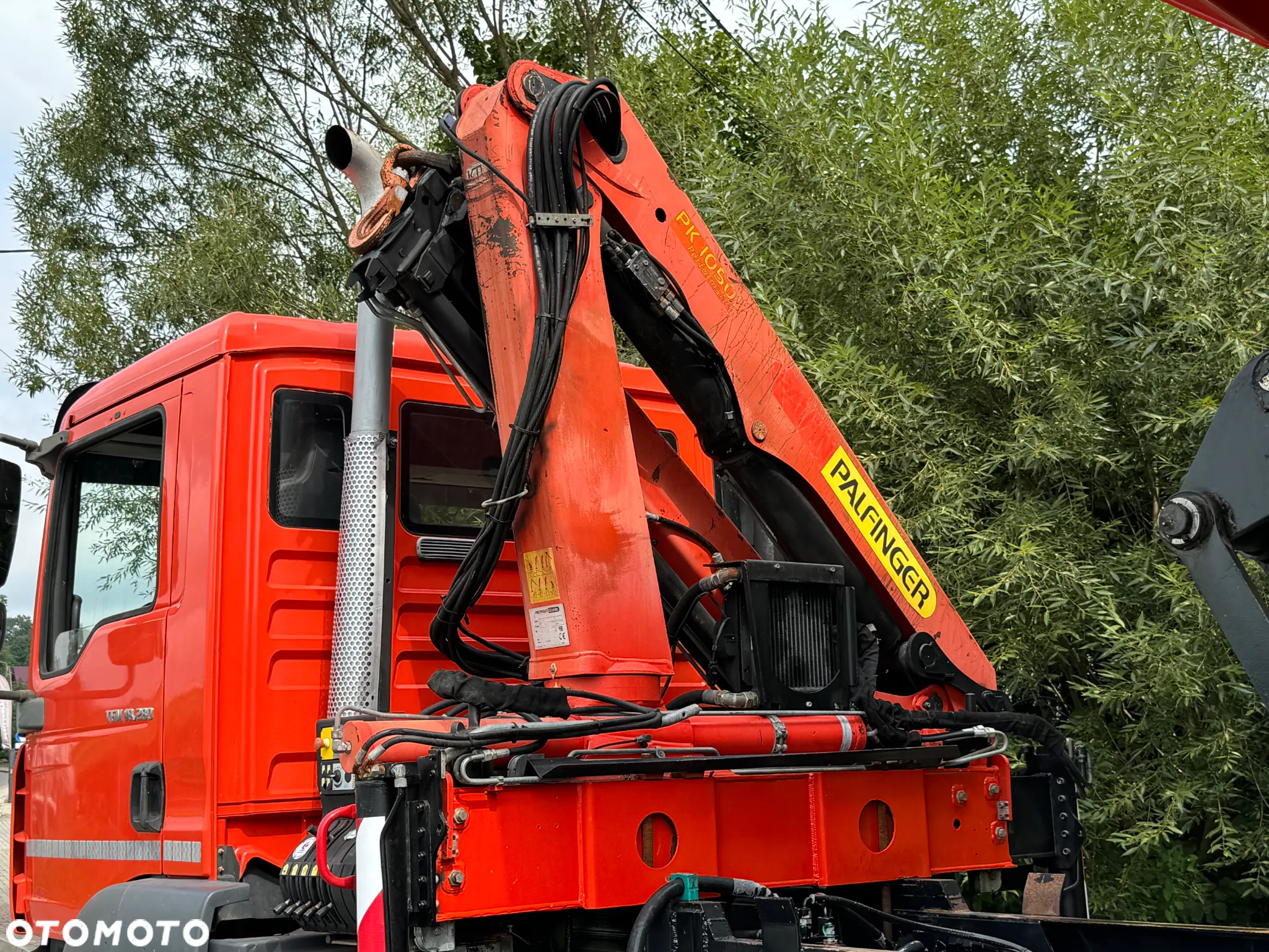 MAN TGM 18-280 MAN 4x4 HDS PALFINGER 105 KIPER WYWROTKA MEILLER BARDZO DOBRY STAN - 30