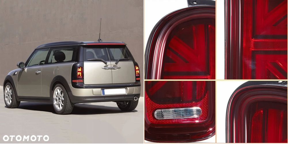 Lampy tylne kpl Vland Full Led Neon Tuning Red Mini Clubman r55 2007-2014 - 10