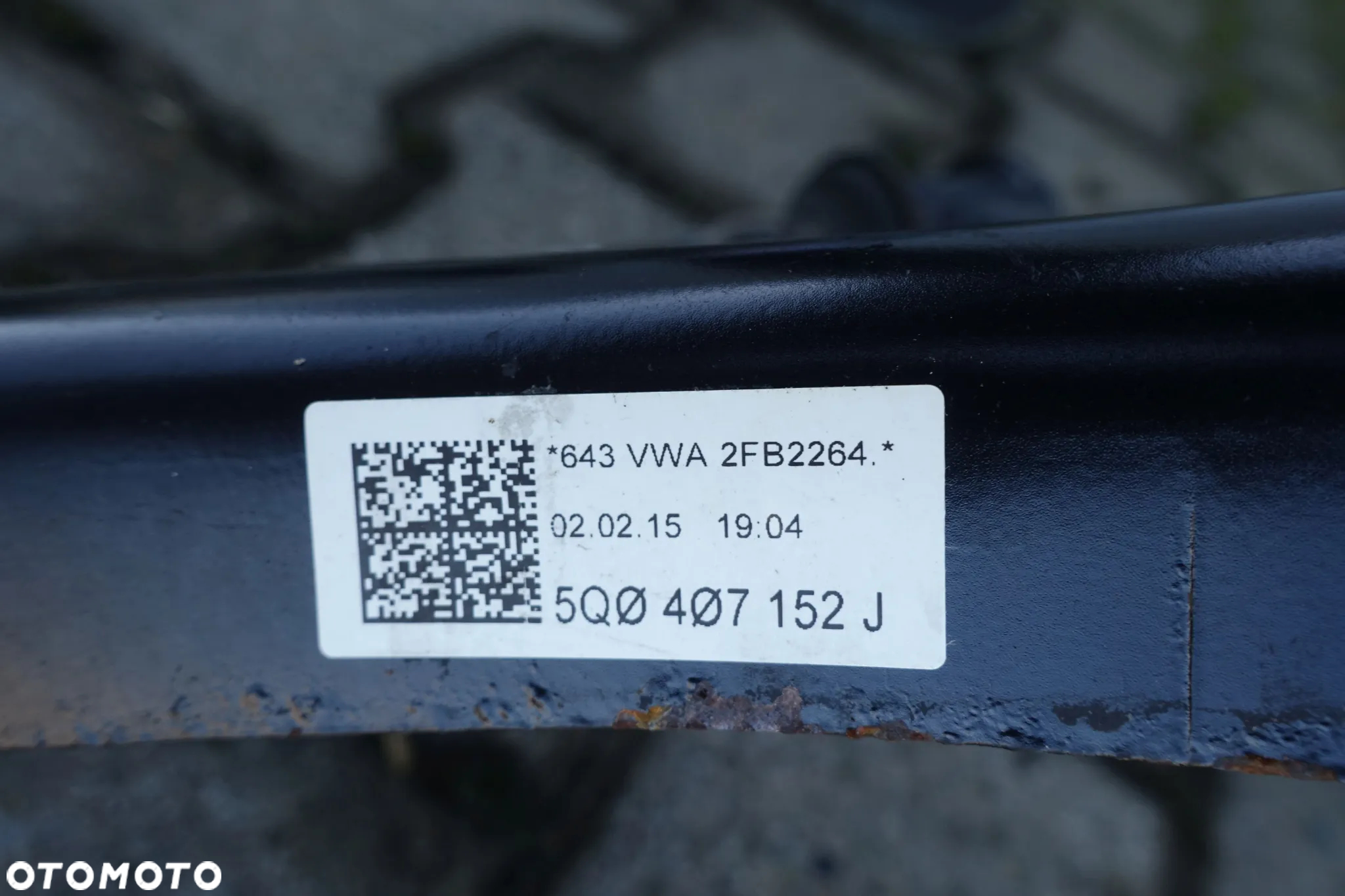 BELKA KOŁYSKA WÓZEK SANKI WAHACZ DRĄŻEK AUDI A3 S3 8V 15r. - 4