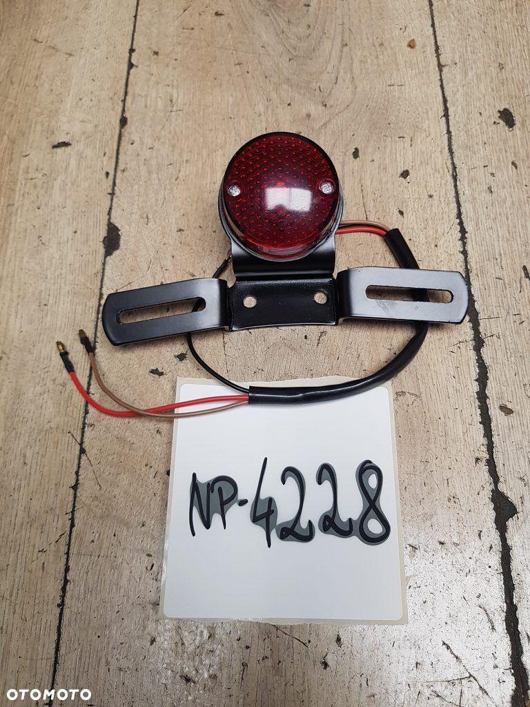 Lampa tył uchwyt tablicy Harley Cafe Racer Bobber Chopper Drag - 1