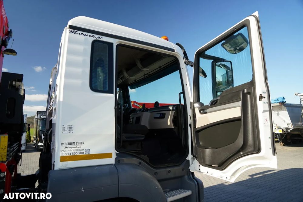 MAN TGS 26.420 / 6x4 / LIVRARE - 6,7 M / HDS FASSI F175A / EURO 6 / 2019 / RADIOCOMANDĂ / ROTATOARE - 32