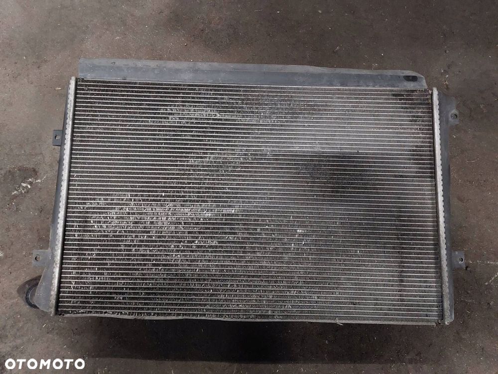 CHŁODNICA WODY + WENTYLATOR GOLF V 1.9 TDI 1K0959455EF 1K0121251AM - 3