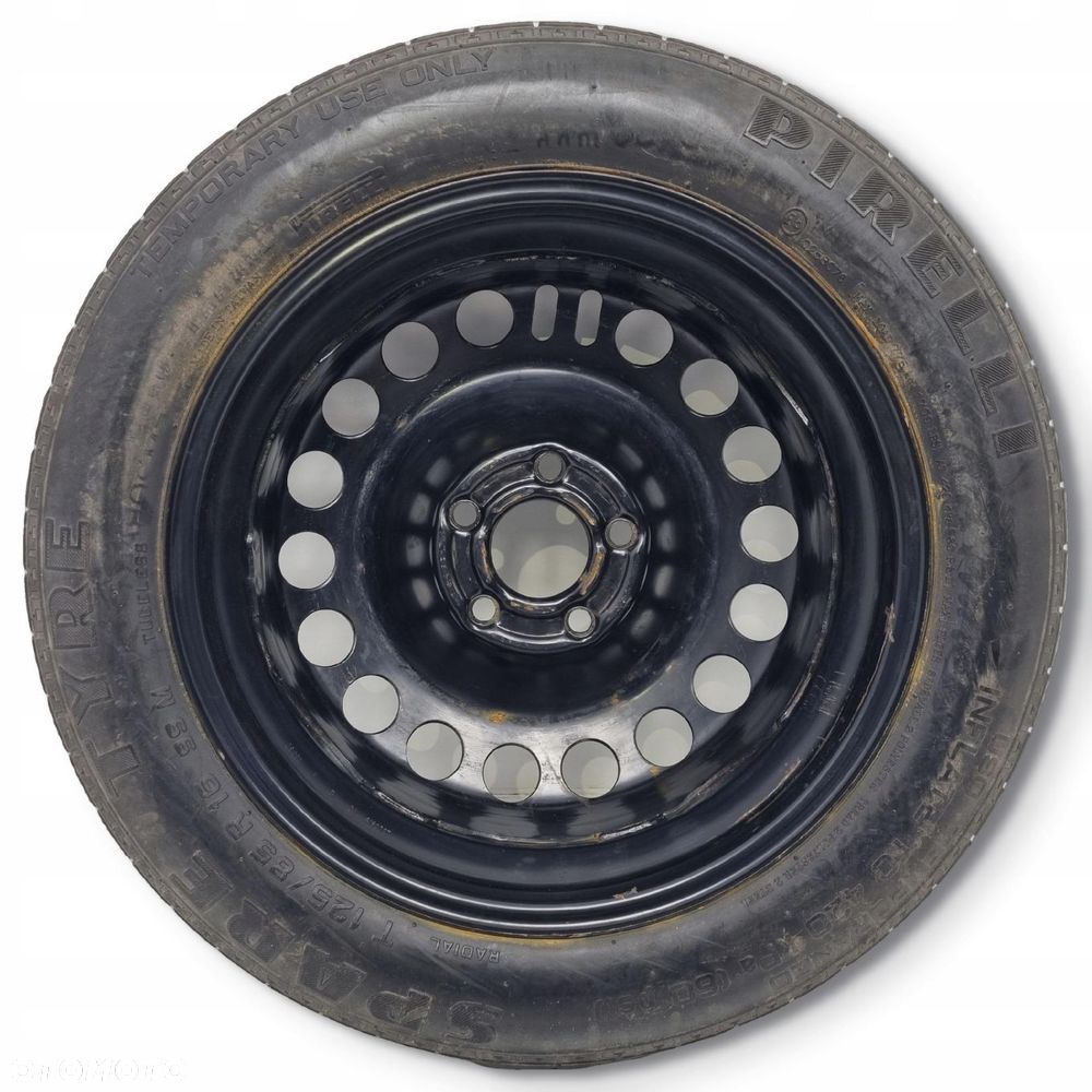 KOŁO DOJAZDOWE ZAPASOWE Opel Signum Vectra Astra H 125/85 R16 2160132 5x110 - 11