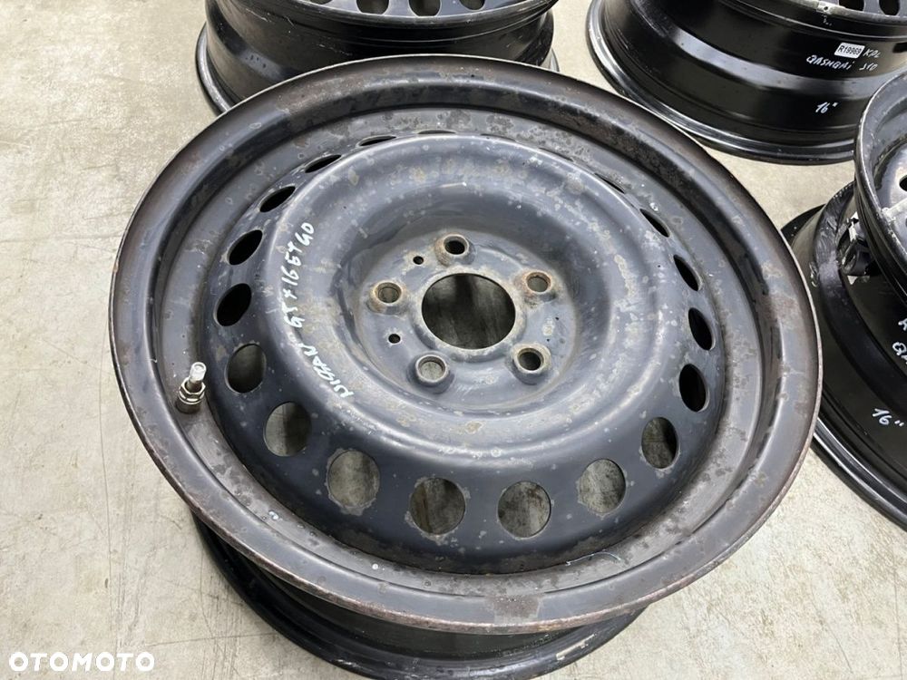 Felga Nissan Qashqai I J10 06-13r. 6,5jx16 5x114,3 ET40 felgi stalowe z czujnikami 16 cali KOMPLET - 16