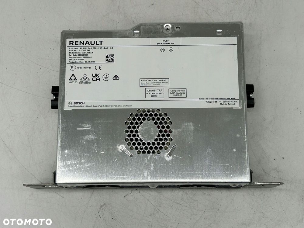 radioodtwarzacz stacja multimedialna renault clio v 259159738r - 2