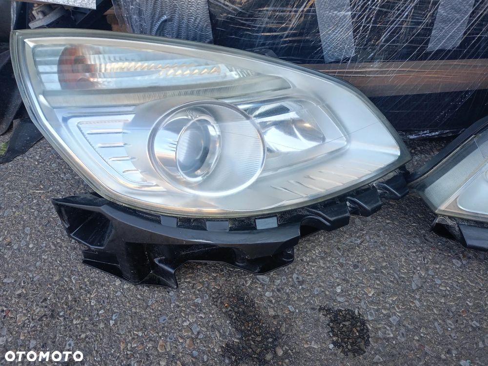 Lampy przednie Renault Scenic 2 polift soczewka - 3
