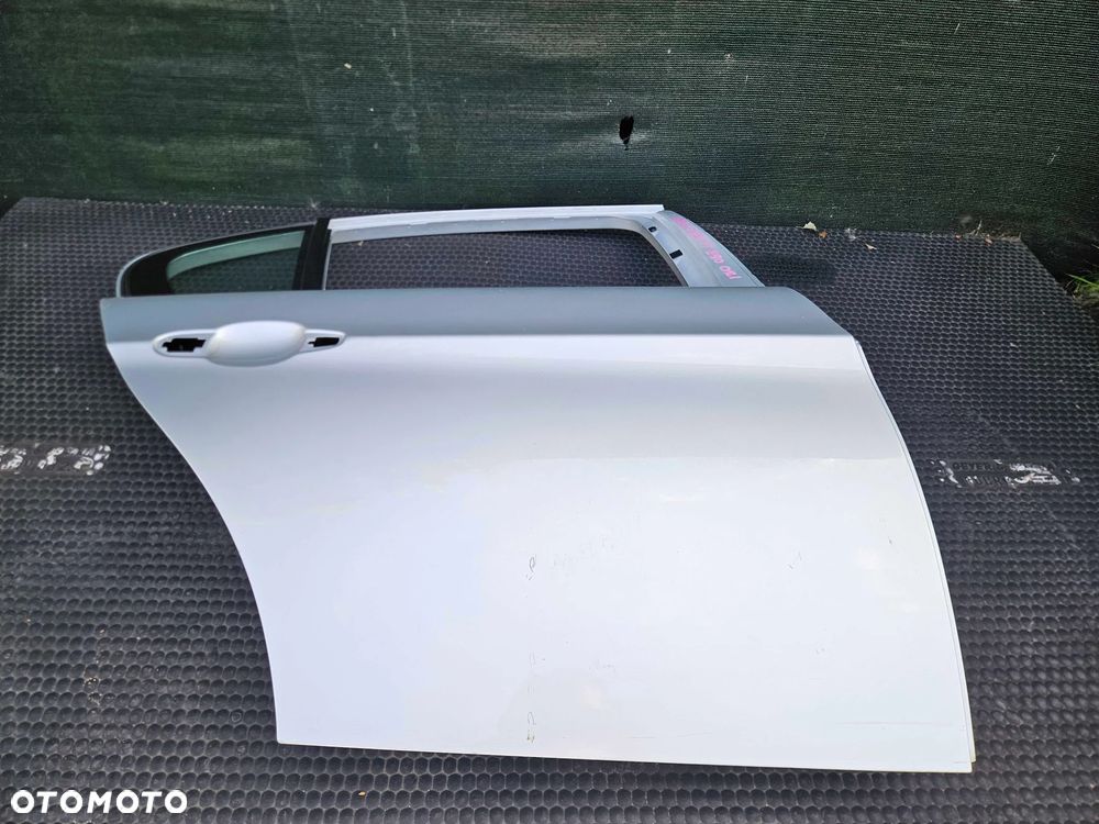 Drzwi Tyl Tylne Lewe Prawe Poszycie Szyba Srebrne 354 Titansilber BMW 3 E90 sedan Oryginal Lakier 2009r - 30
