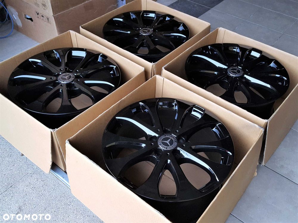 Alufelgi 17 5x112 Czarne Mercedes C E S V CLA CLK GLK GLC ML Vito 608# - 4