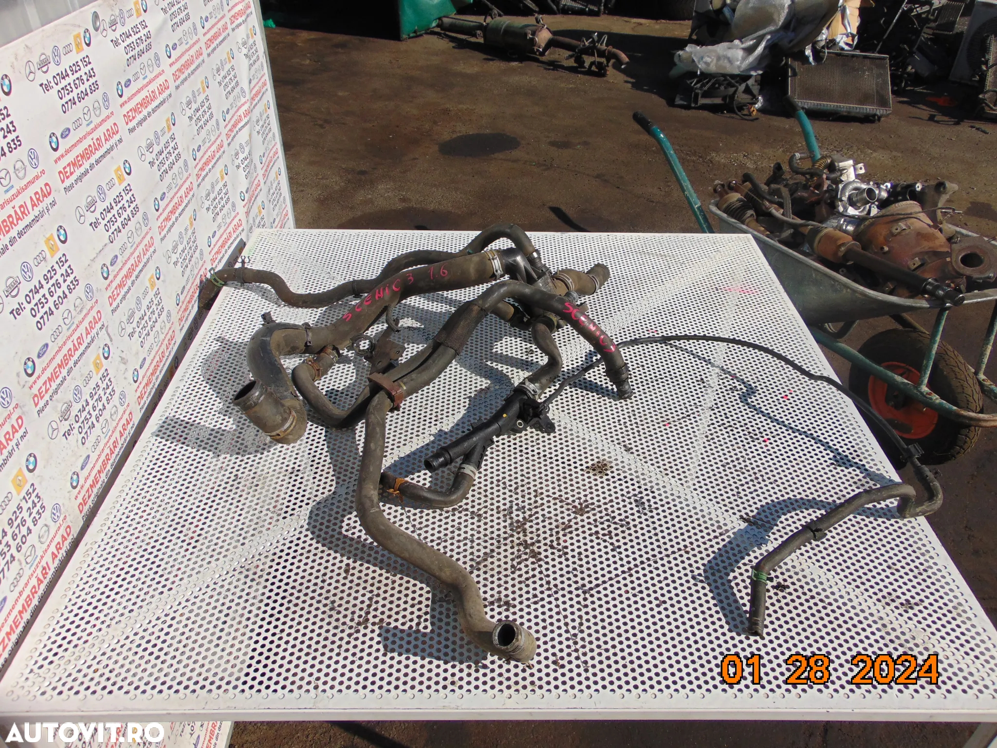 Corp termostat renault 1.6dci Megane 3 scenic 3 nissan qashqai x trail trafic 3 Opel Vivaro 1.6 - 2