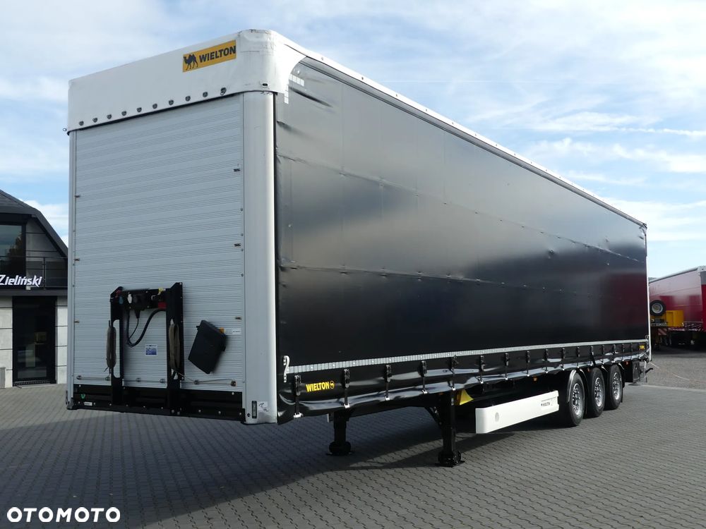 Wielton MEGA / FIRANKA / OŚ PODNOSZONA / ZADBANA / - 1