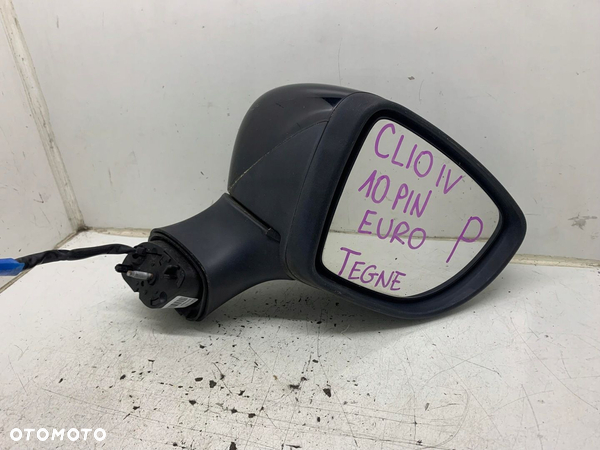 LUSTERKO PRAWE 9PIN RENAULT CLIO IV KOL. TEGNE 12-16 EUROPA