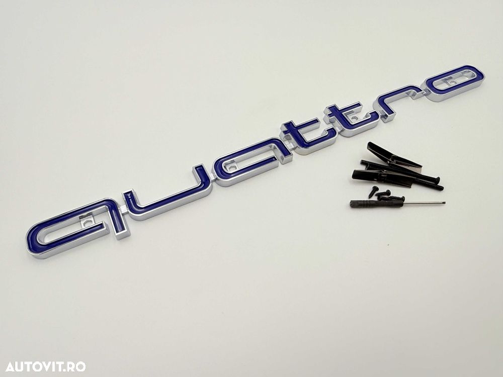 Embleme Compatibile Audi QUATTRO grila 3 modele - 5