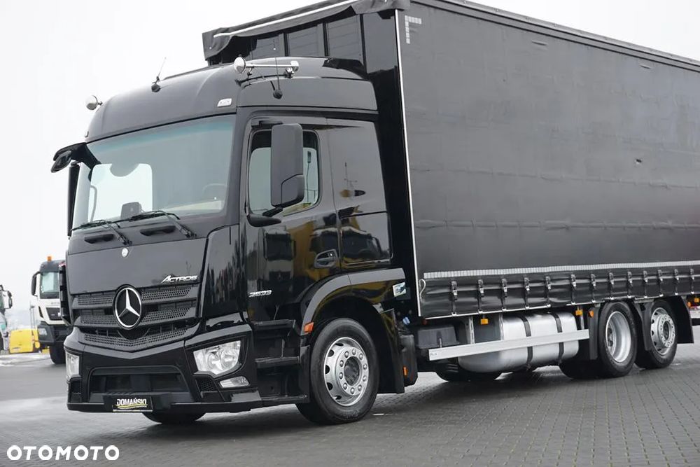Mercedes-Benz / ACTROS / 2533 / ACC / E 6 / FIRANKA / ŁAD. 15 450 KG / 19 PALET - 22