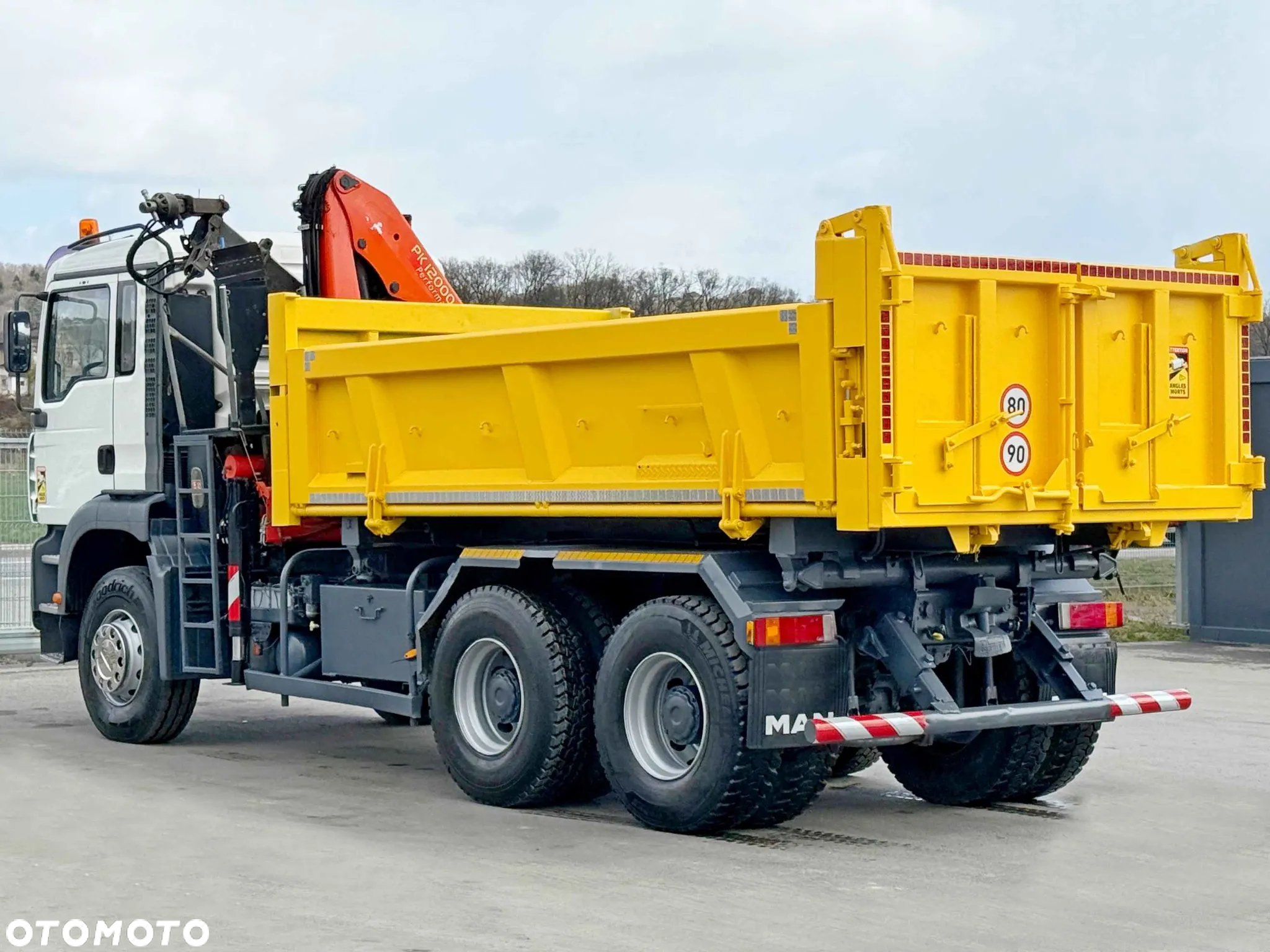 MAN TGA 33.350 * WYWROTKA 4,70 m * PK 12000 * 6x4 * STAN BDB - 5