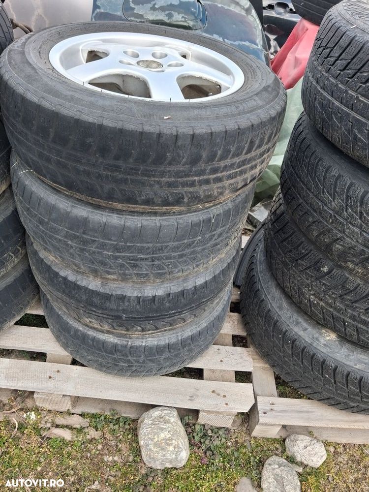 Vând jante 5×112 vw passat cu cauciucuri 195/65r15 - 6