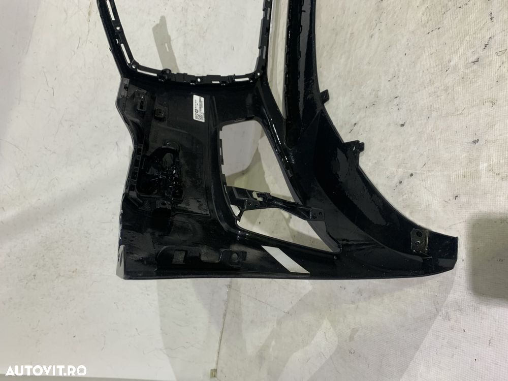 Bara fata Audi A6, C8, 2018, 2019, 2020, 2021, 2022, 2023, cod origine OE 4K0807437, cu gauri pentru spalatori faruri si senzori de parcare (4). - 5