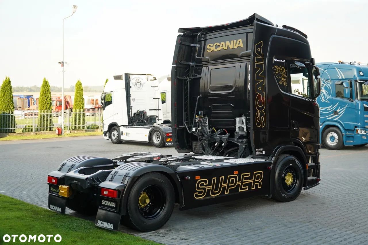 Scania S 500 / RETARDER / KLIMA POSTOJOWA / CAŁA NA PODUSZKACH / OPONY 100% / NAVI / PO KONTRAKCIE SERWISOWYM - 9