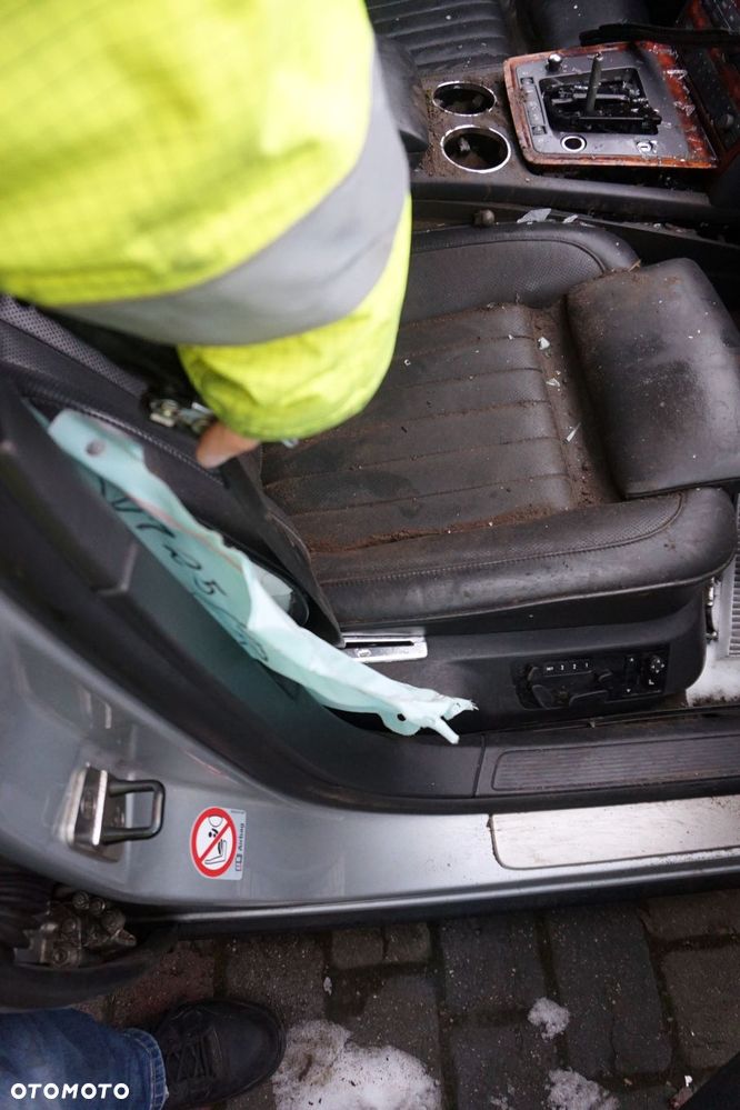 FOTELE FOTEL PRZEDNI LEWY PRAWY KANAPA WNĘTRZE PHAETON  GRZANE PAMIĘĆ CZARNA SKÓRA BOCZKI PODŁOKIETNIK VOLKSWAGEN 2002-2016 - 10