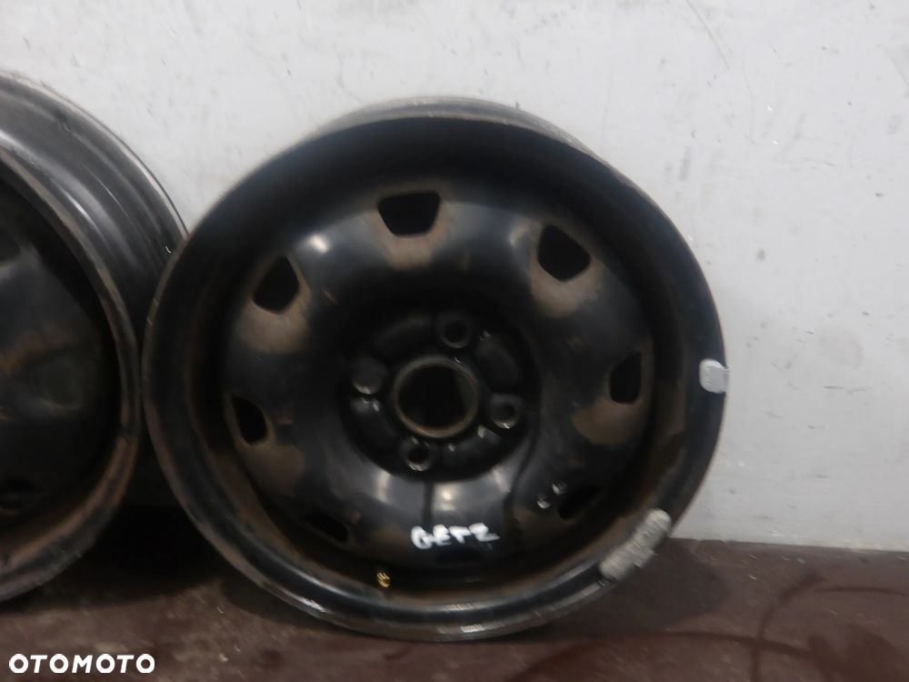 HYUNDAI GETZ 1.1B FELGI STALOWE STALÓWKI 4X100 R14 5J ET46 5291025600 - 6